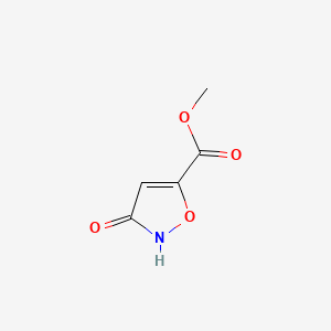 Chemical structure of 3-Hydroxyisoxazole-5-carboxylic Acid Methyl Ester