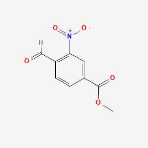Chemical structure of Methyl 4-Formyl-3-nitrobenzoate
