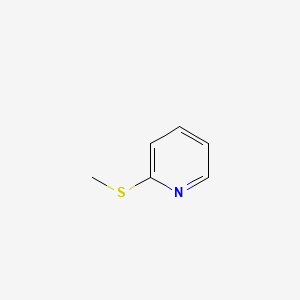 Chemical structure of 2-(Methylthio)pyridine