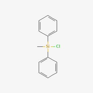 Chemical structure of Methyldiphenylchlorosilane