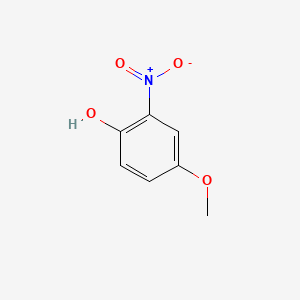 Chemical structure of 4-Methoxy-2-nitrophenol
