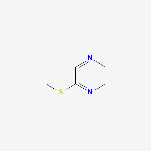 Chemical structure of (Methylthio)pyrazine
