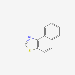 Chemical structure of 2-Methylnaphtho[1,2-d]thiazole