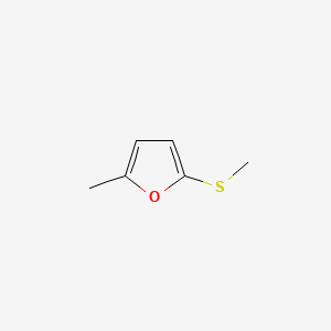 Chemical structure of 2-Methyl-5-(methylthio)furan