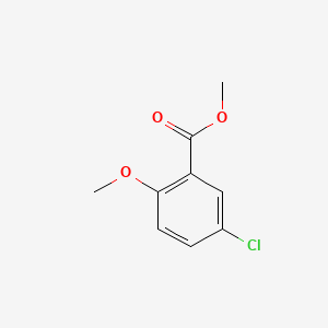 Chemical structure of 5-Chloro-2-methoxybenzoic Acid Methyl Ester