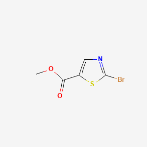 Chemical structure of Methyl 2-bromothiazole-5-carboxylate