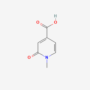Chemical structure of 1-methyl-2-oxo-1,2-dihydropyridine-4-carboxylicacid
