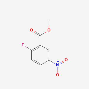 Chemical structure of Methyl 2-fluoro-5-nitrobenzoate