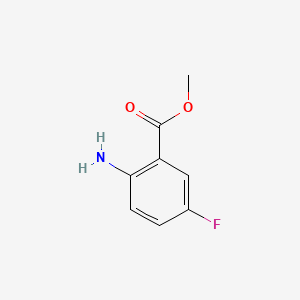 Chemical structure of Methyl 2-amino-5-fluorobenzoate