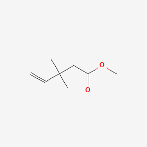 Chemical structure of Methyl 3,3-dimethyl-4-pentenoate