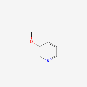 Chemical structure of 3-Methoxypyridine