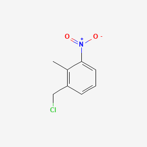 Chemical structure of 2-Methyl-3-nitrobenzyl Chloride