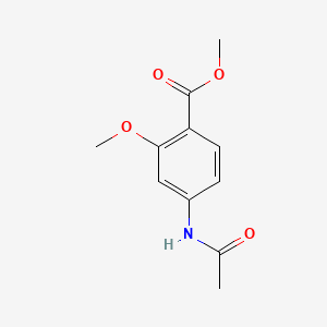 Chemical structure of Methyl4-Acetamido-2-methoxybenzoate