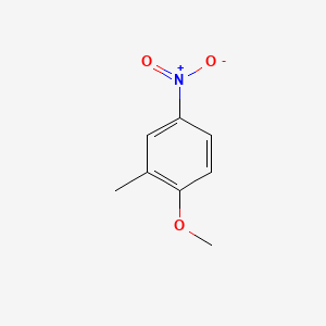 Chemical structure of 2-Methyl-4-nitroanisole