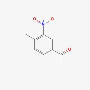Chemical structure of 4'-Methyl-3'-nitroacetophenone