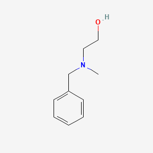 Chemical structure of 2-[Methyl(phenylmethyl)amino]ethanol