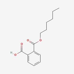 Chemical structure of Monohexyl Phthalate