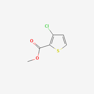 Chemical structure of Methyl 3-chlorothiophene-2-carboxylate