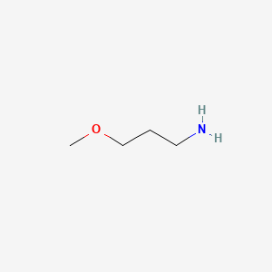 Chemical structure of 3-Methoxypropylamine