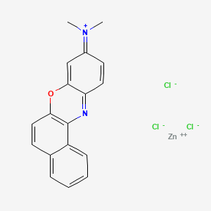 Chemical structure of Meldola Blue
