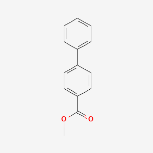 Chemical structure of Methyl 4-biphenylcarboxylate