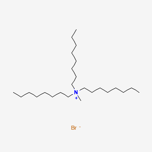 Chemical structure of Methyltrioctylammonium bromide
