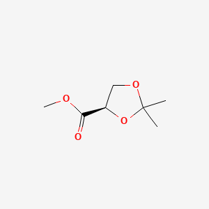 Chemical structure of (R)-(+)-2,2-Dimethyl-1,3-dioxolane-4-carboxylic Acid Methyl Ester
