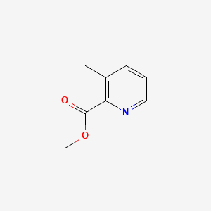Chemical structure of Methyl 3-methylpyridine-2-carboxylate