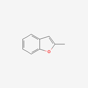 Chemical structure of 2-methylbenzofuran