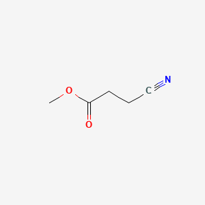 Chemical structure of Methyl 3-Cyanopropionate