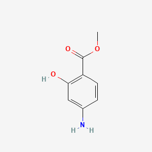 Chemical structure of Methyl p-aminosalicylate