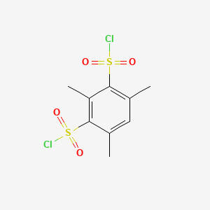 Chemical structure of 2,4-Mesitylenedisulfonyl Dichloride