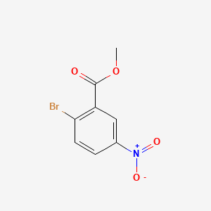 Chemical structure of Methyl 2-bromo-5-nitrobenzoate