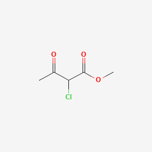 Chemical structure of Methyl 2-chloroacetoacetate