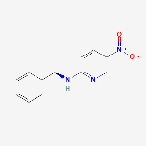 Chemical structure of Methylbenzylaminonitropyridine