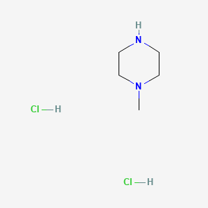 Chemical structure of 1-Methylpiperazine dihydrochloride