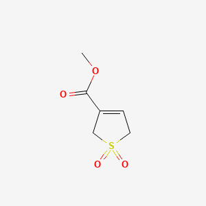 Chemical structure of Methyl 3-Sulfolene-3-carboxylate
