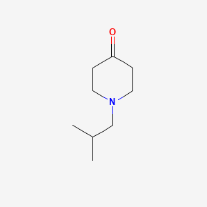 Chemical structure of 1-(2-Methylpropyl)-4-piperidone