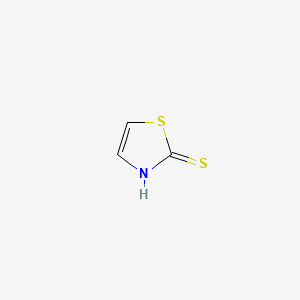 Chemical structure of 2-Mercaptothiazole