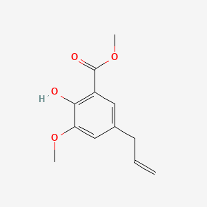 Chemical structure of Methyl 5-allyl-3-methoxysalicylate