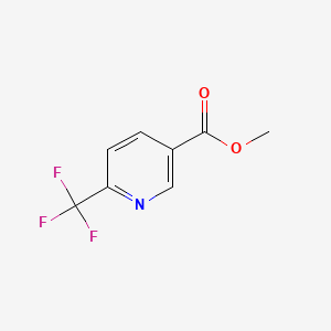 Chemical structure of Methyl 6-(trifluoromethyl)nicotinate