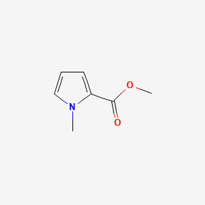 Chemical structure of Methyl 1-methylpyrrole-2-carboxylate
