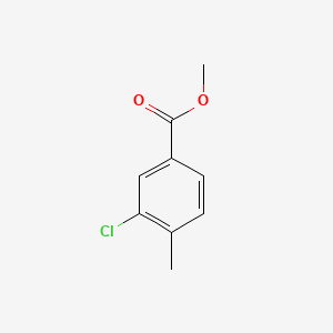 Chemical structure of Methyl 3-Chloro-4-methylbenzoate