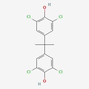 Chemical structure of Tetrachlorobisphenol A