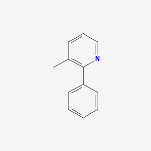 Chemical structure of 3-Methyl-2-phenylpyridine