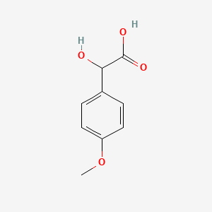 Chemical structure of 4-Methoxymandelic acid