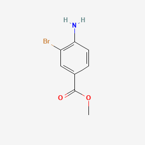 Chemical structure of Methyl 4-amino-3-bromobenzoate