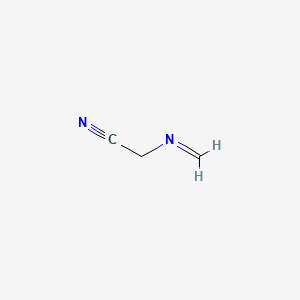 Chemical structure of (Methyleneamino)acetonitrile