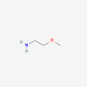 Chemical structure of 2-Methoxyethylamine