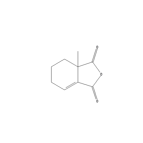 Chemical structure of Tetrahydromethylphthalic anhydride